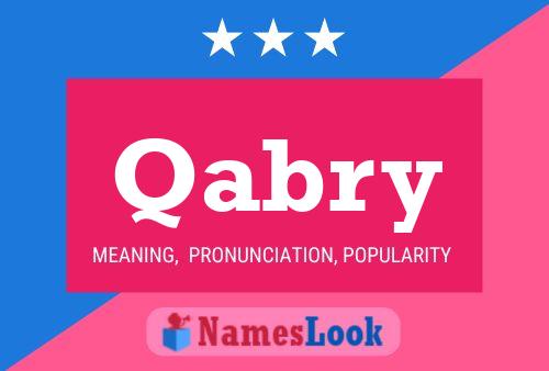 Qabry Name Poster