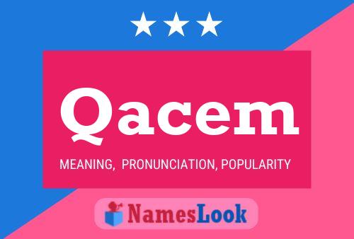 Qacem Name Poster