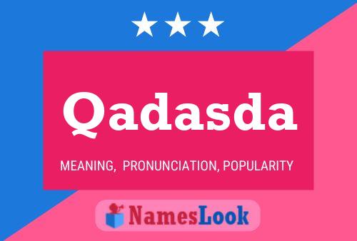 Qadasda Name Poster