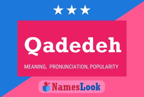 Qadedeh Name Poster