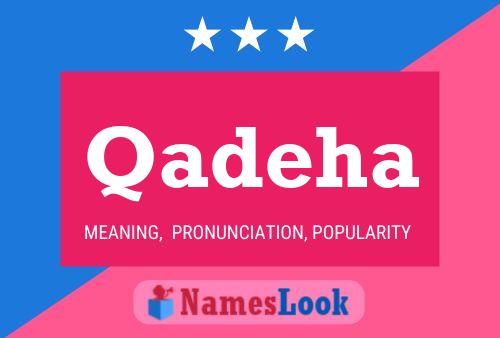 Qadeha Name Poster