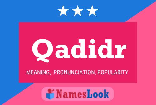 Qadidr Name Poster