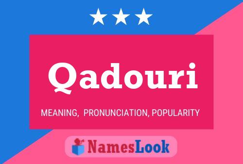 Qadouri Name Poster