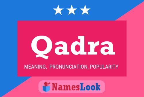 Qadra Name Poster