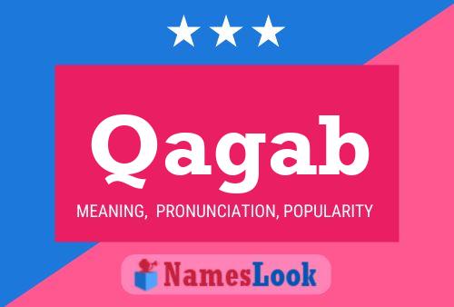 Qagab Name Poster