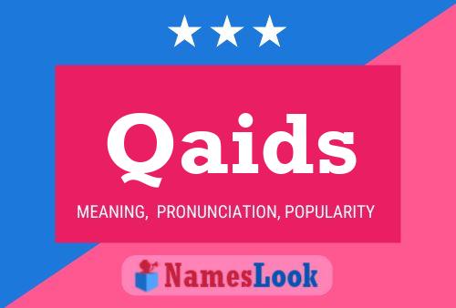 Qaids Name Poster