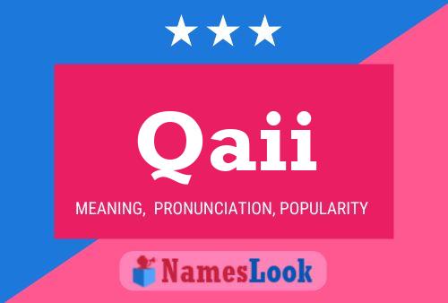 Qaii Name Poster