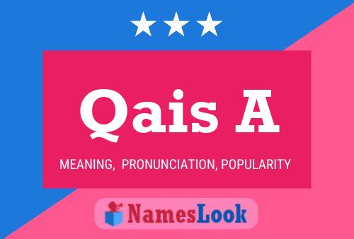 Qais A Name Poster