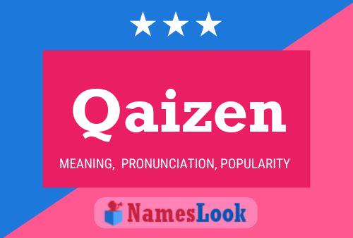 Qaizen Name Poster