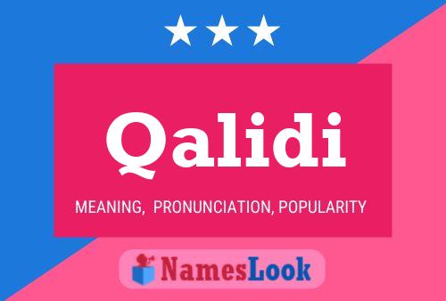 Qalidi Name Poster