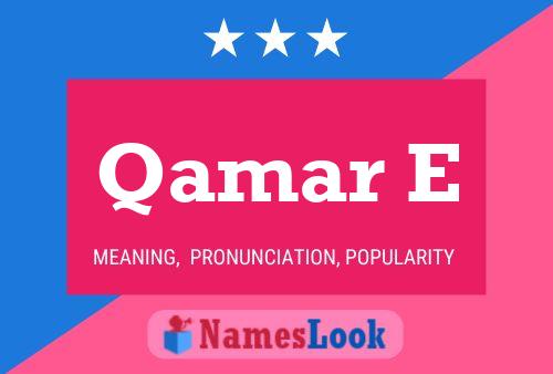 Qamar E Name Poster