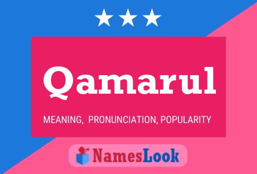 Qamarul Name Poster