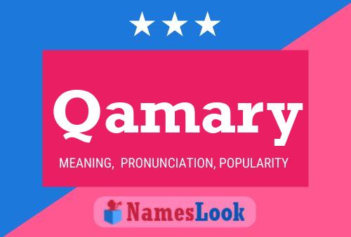 Qamary Name Poster