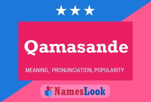 Qamasande Name Poster