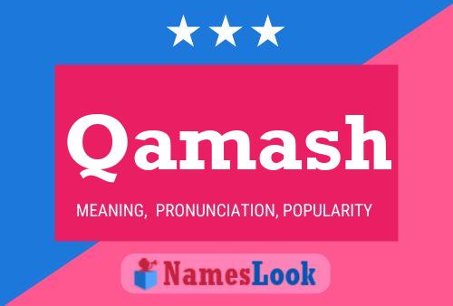 Qamash Name Poster