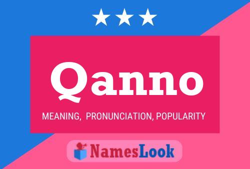 Qanno Name Poster