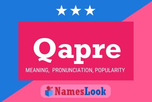 Qapre Name Poster