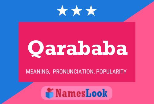 Qarababa Name Poster