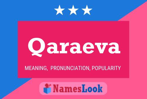 Qaraeva Name Poster