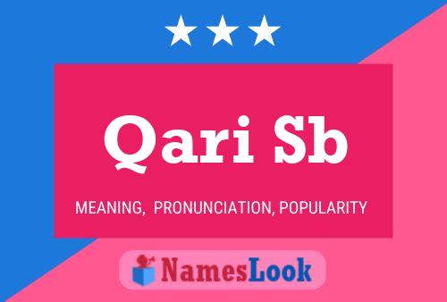 Qari Sb Name Poster