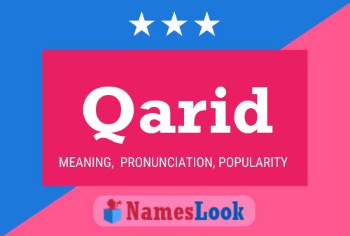 Qarid Name Poster