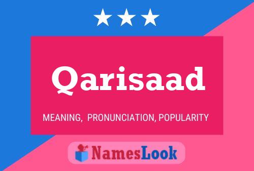 Qarisaad Name Poster