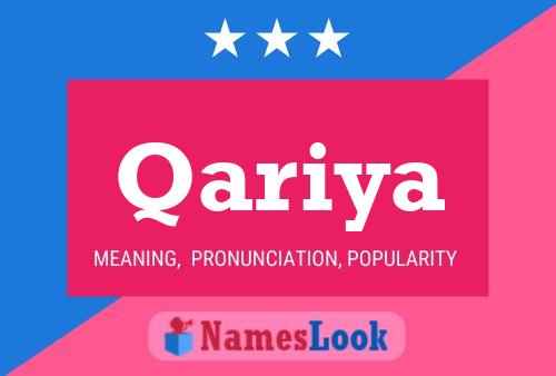 Qariya Name Poster