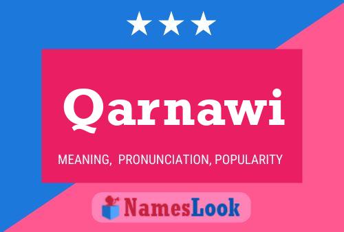 Qarnawi Name Poster