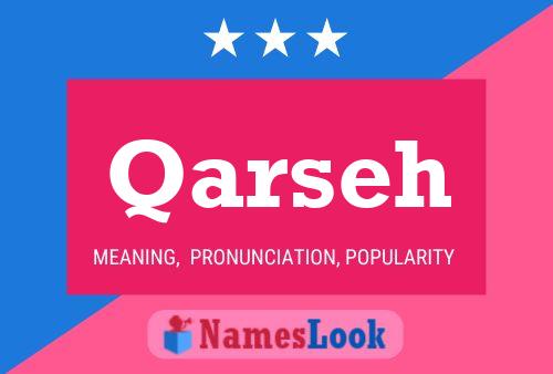 Qarseh Name Poster