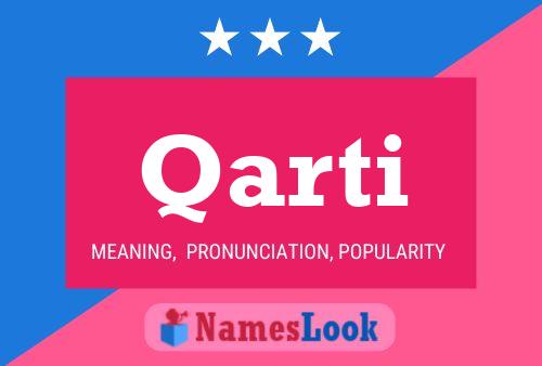 Qarti Name Poster