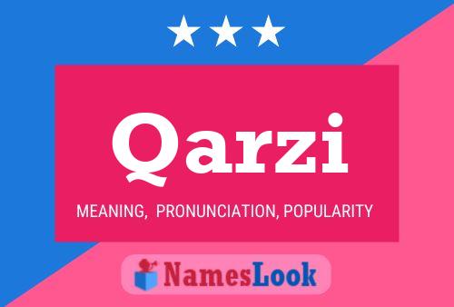 Qarzi Name Poster