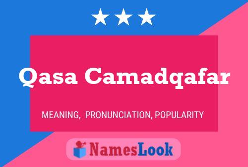 Qasa Camadqafar Name Poster