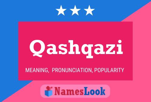 Qashqazi Name Poster