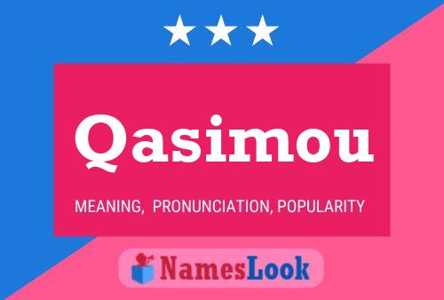 Qasimou Name Poster