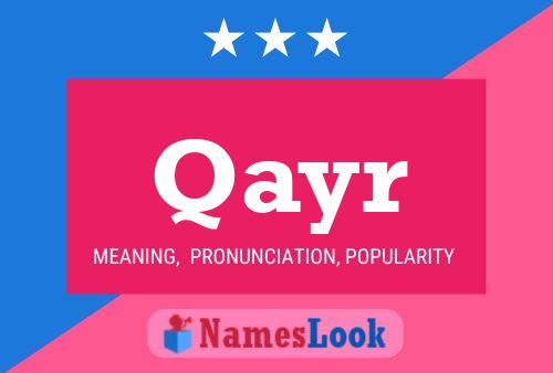 Qayr Name Poster