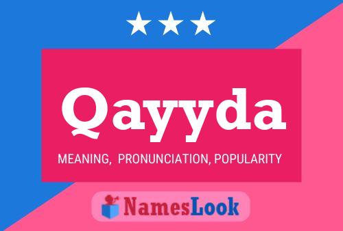 Qayyda Name Poster