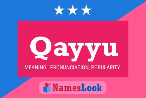 Qayyu Name Poster