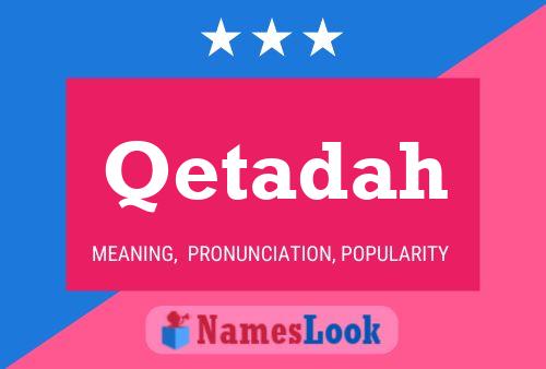 Qetadah Name Poster