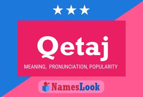 Qetaj Name Poster