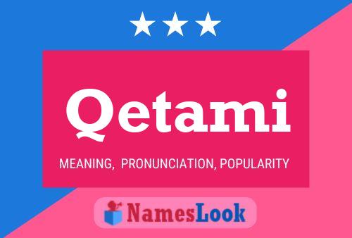 Qetami Name Poster