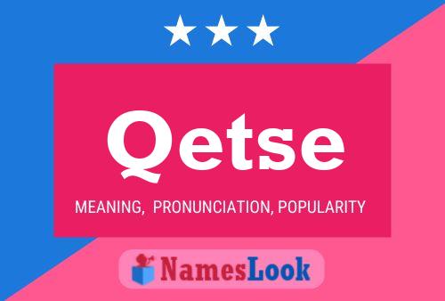 Qetse Name Poster