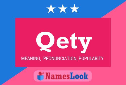 Qety Name Poster