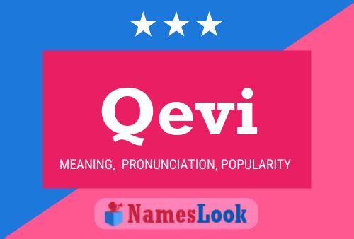 Qevi Name Poster