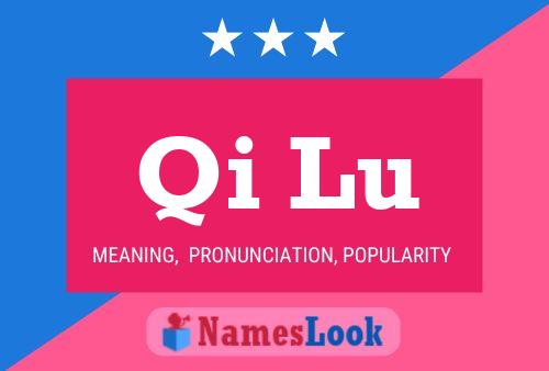 Qi Lu Name Poster