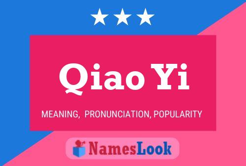 Qiao Yi Name Poster