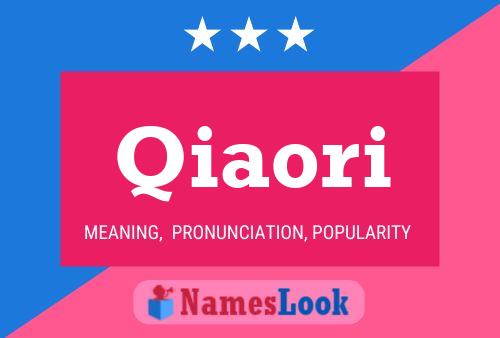 Qiaori Name Poster