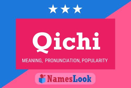 Qichi Name Poster