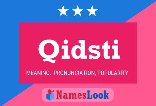 Qidsti Name Poster