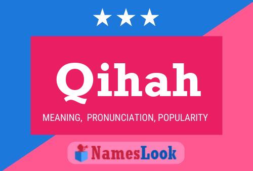 Qihah Name Poster