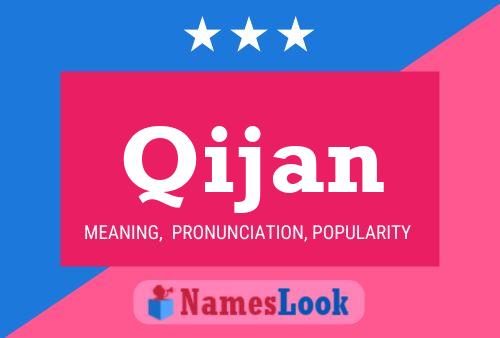 Qijan Name Poster